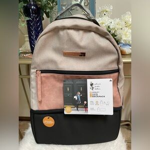 NWT Petunia Pickle Bottom Axis Backpack Diaper bag in Dusty Rose! Beautiful!